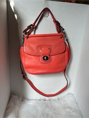 Coach Legacy Willis Bag in Coral